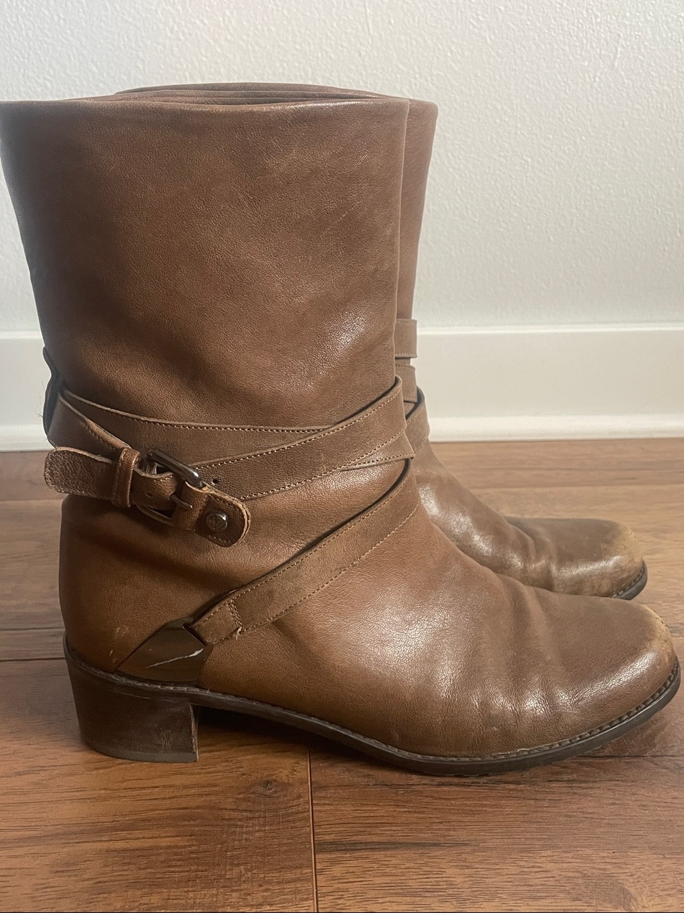 Stuart‎ Weitzman Leather Boots Size 9.5
